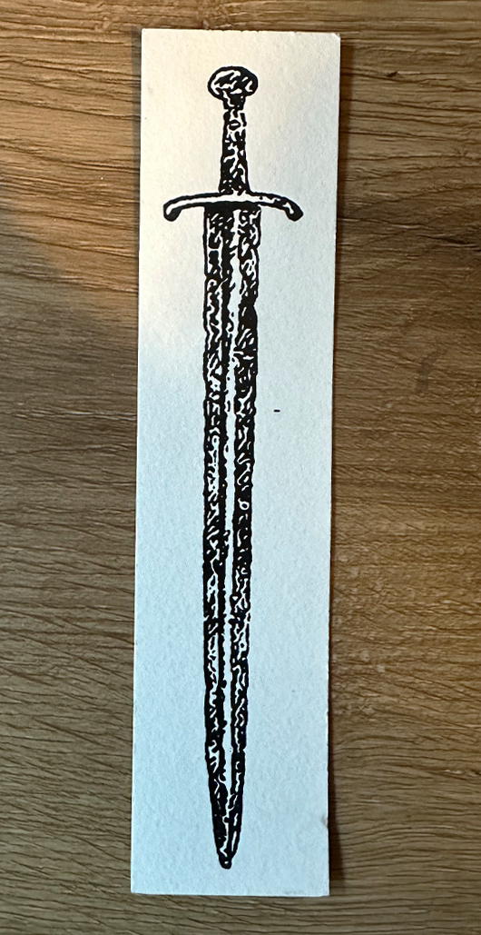 6. Sword Bookmark
